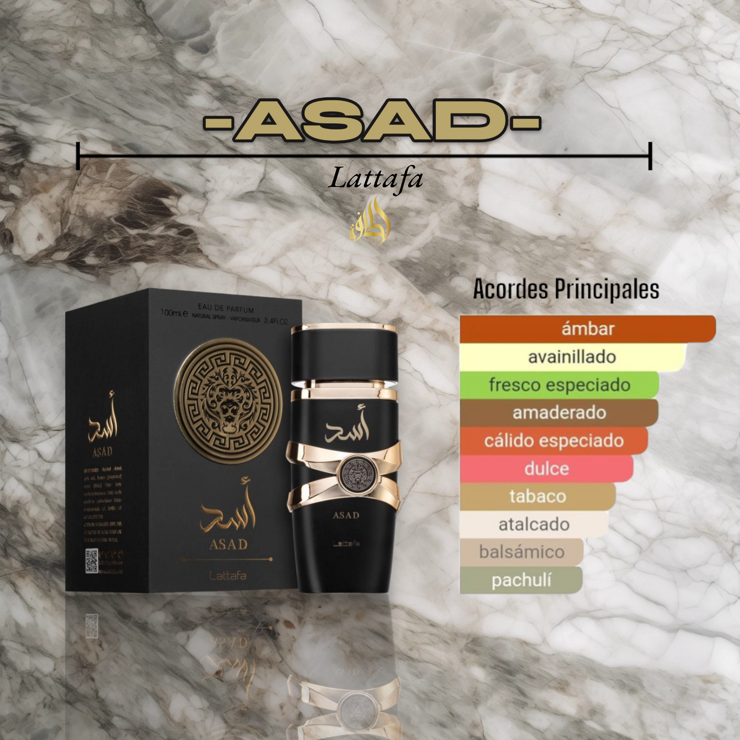 Asad Lattafa-Perfume para Hombres